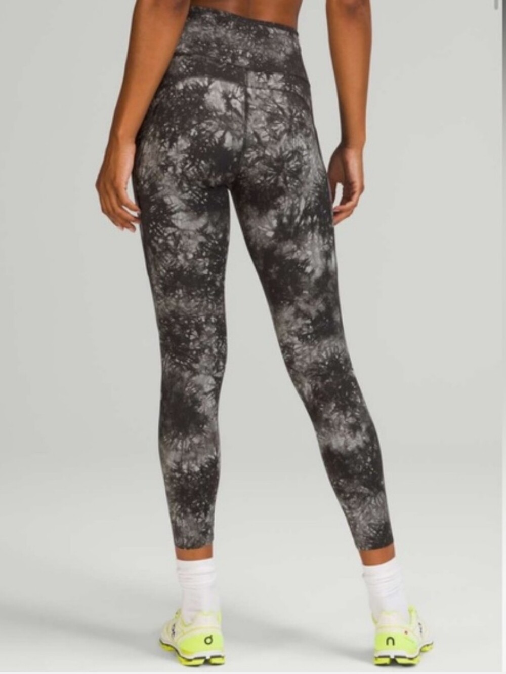 Lululemon Fast and Free High-Rise Tight 25" Nulux Ink Vapor Ice Grey Multi - Picture 2 of 10